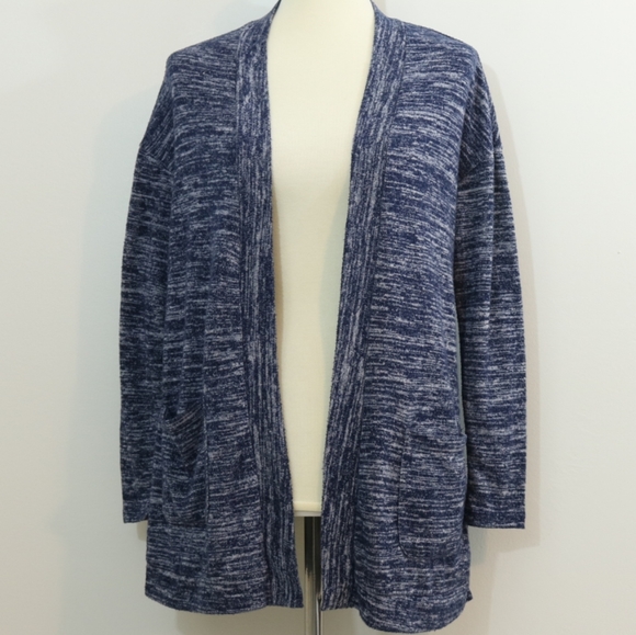 Harmony & Balance Marled Knit Crossover Cardigan - Picture 1 of 8